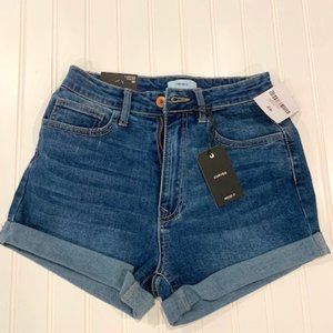 NWT forever 21 blue denim shorts size 26